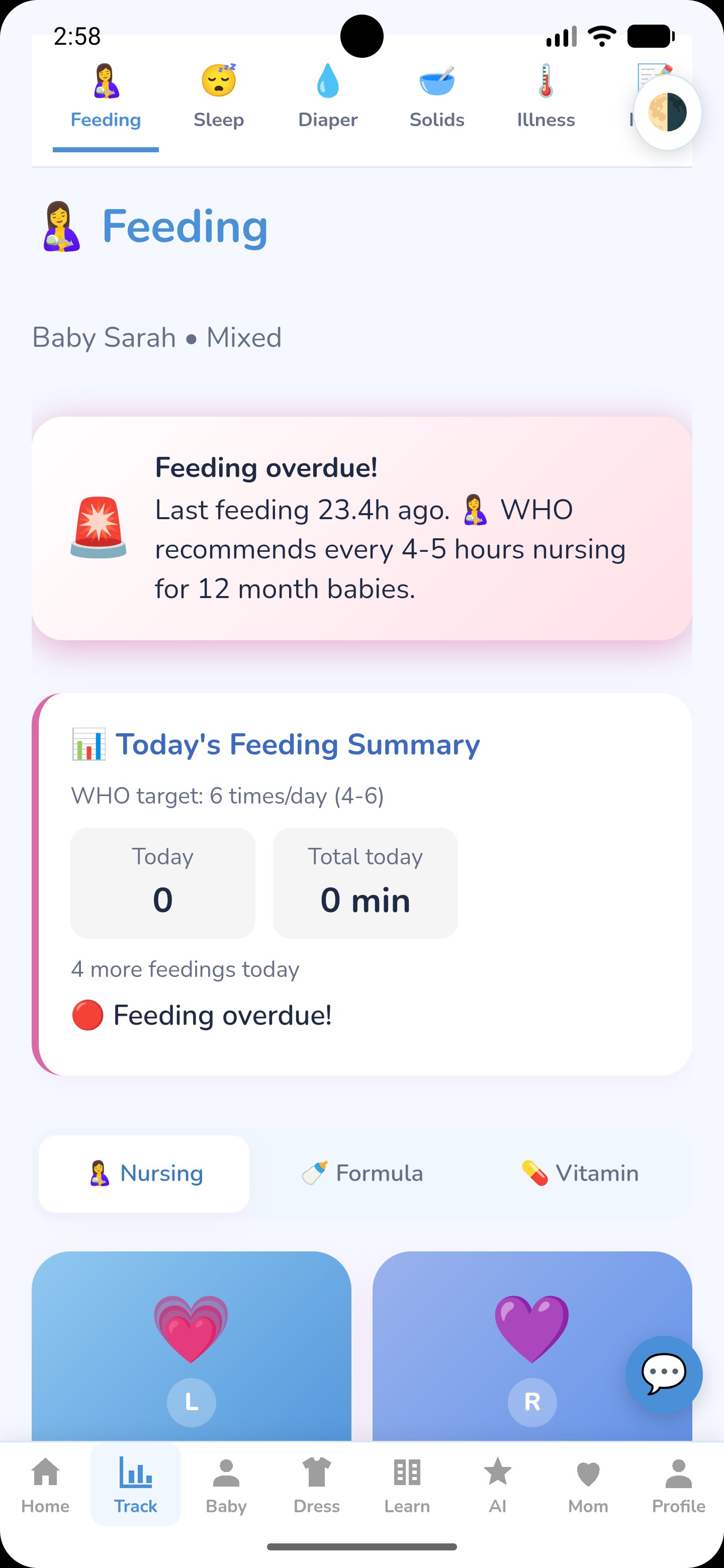 Feeding